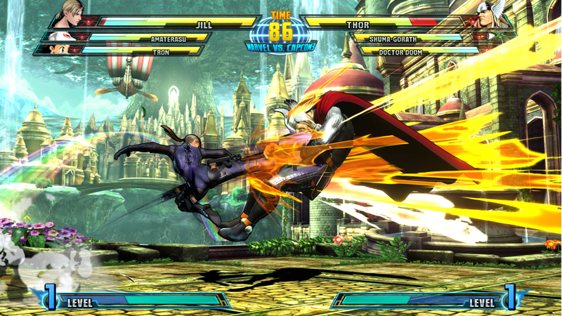 Illustration for article titled The Fate Of New Jill And Shuma-Gorath Marvel Vs. Capcom 3 Screens